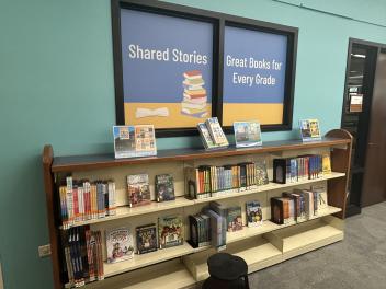 Share the shelf book display