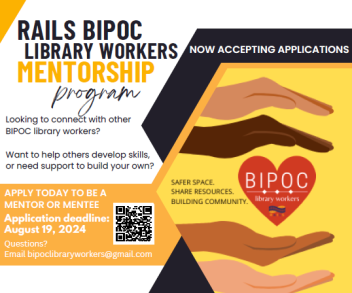 A QR code for program details and hands over a heart