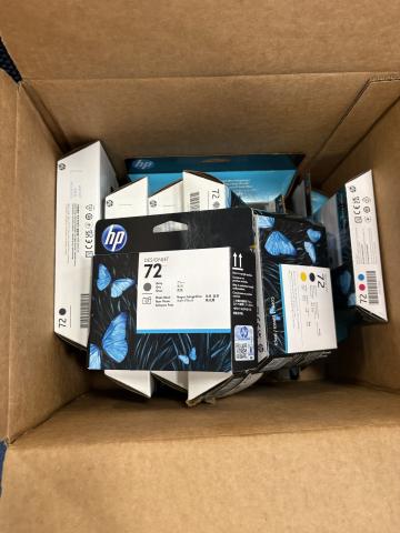 HP Designjet 72 (15 ink cartridges various colors) 