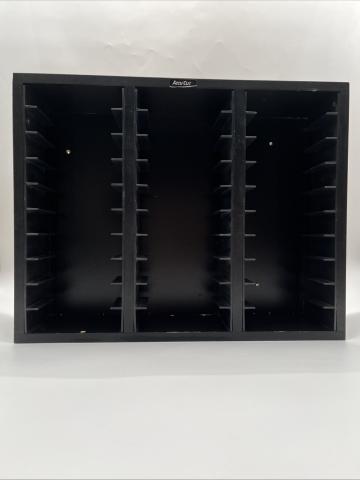 Black die cut rack