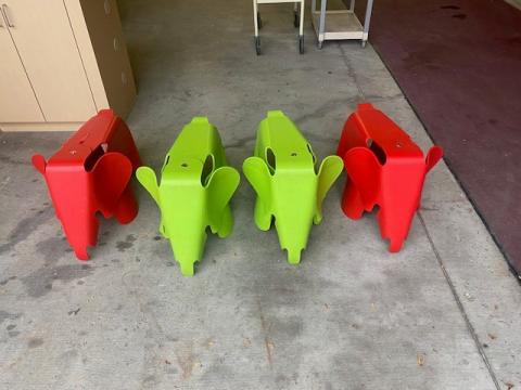 Elephant toys/seats